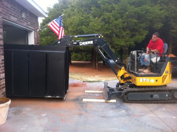 Under Garage Storm Shelter Elite Series Installation
